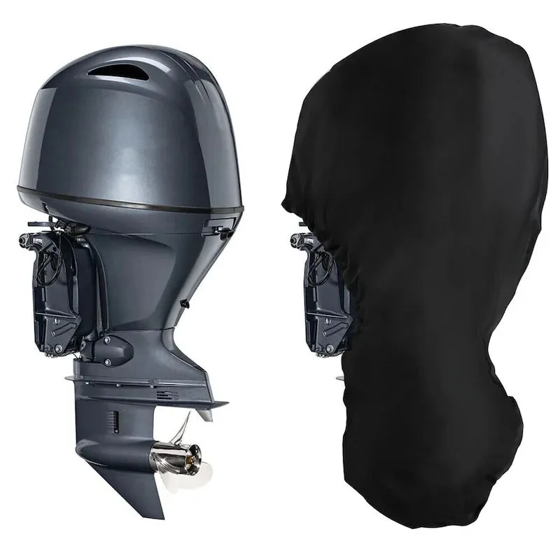 210D 6-225HP Waterproof Engine Cover UV Oxford Full Outboard Anti Dustproof Cover