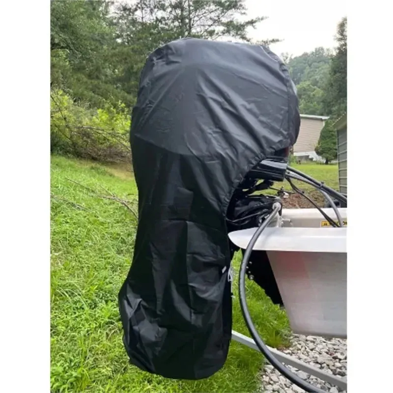 210D 6-225HP Waterproof Engine Cover UV Oxford Full Outboard Anti Dustproof Cover