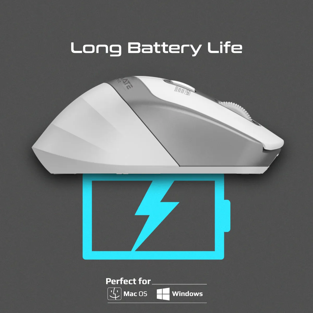 2.4GHz Ergonomic 2200 DPI Silent Click Wireless Mouse
