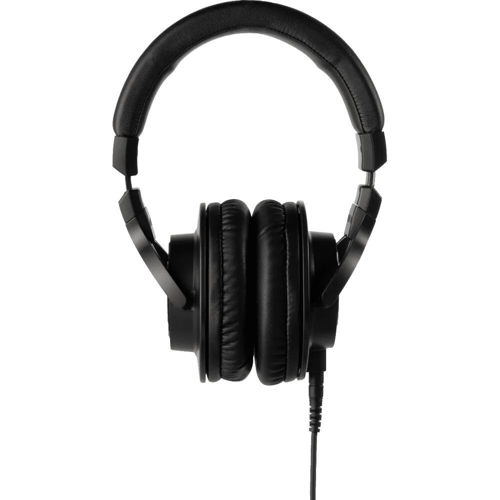 512 Audio Over-Ear Studio Monitor Headphones for Recording Bundle with Case and Stand