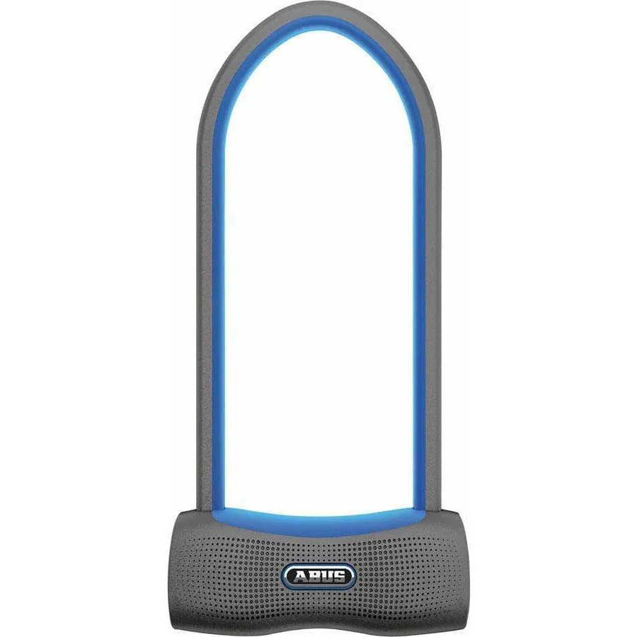 770A SmartX Bike U-Lock - 4.2 x 11.8", Keyless, Gray/Blue, Includes USH Bracket