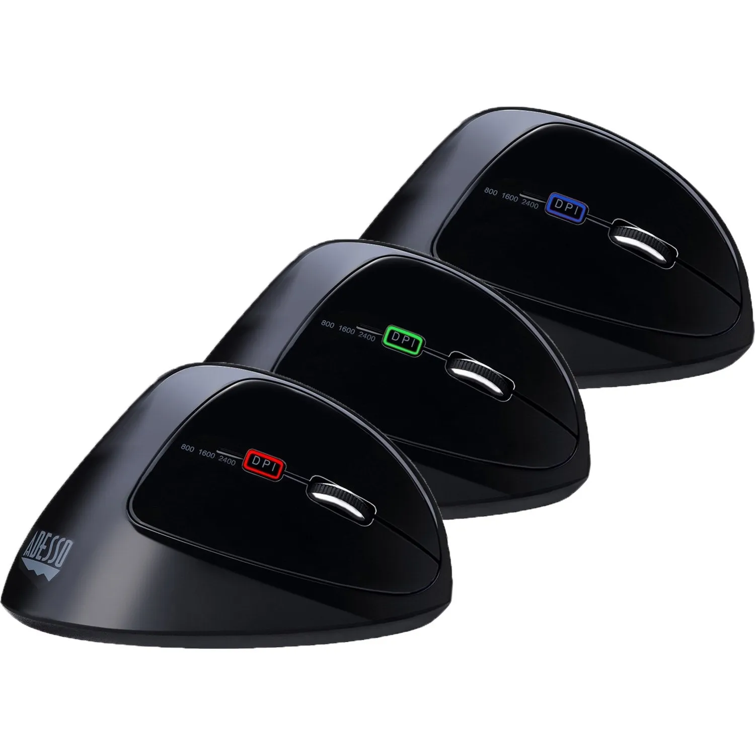 Adesso iMouse E30 2.4 GHz Wireless Vertical Programmable Mouse