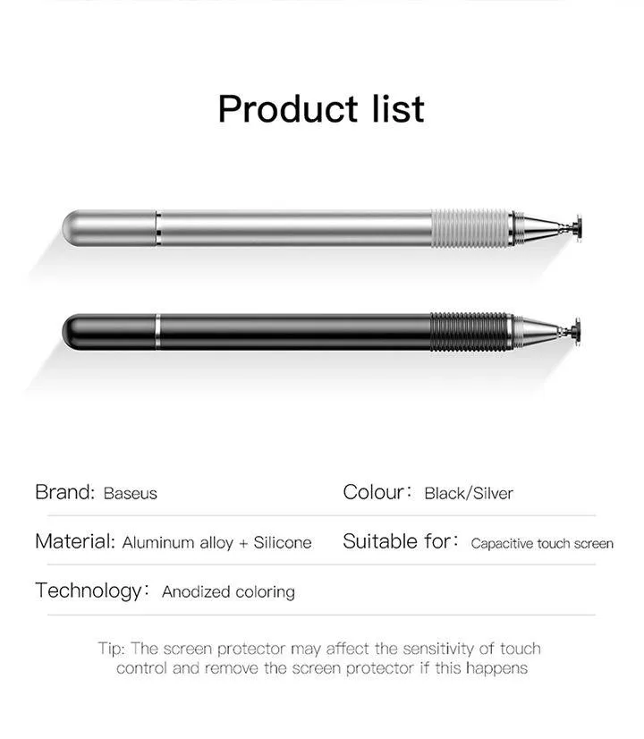 Baseus 2 in 1 Capacitive Touch Universal Stylus Pen