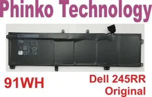 Battery Dell XPS 15 9530 Precision M3800 T0TRM TOTRM H76MV 245RR 91Wh