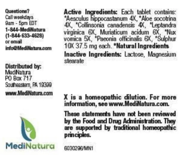 BHI Hemorrhoid, 100 tab BZ0017