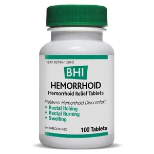 BHI Hemorrhoid, 100 tab BZ0017