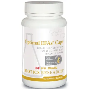 Biotics Research Optimal EFA's, Fish & Plant, 120 Capsules