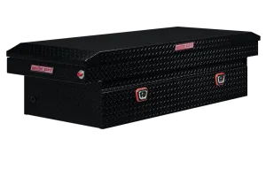 Black Aluminum Full Standard Extra Wide Saddle Box