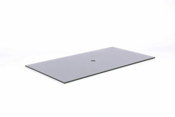 Blaze Rectangular Glass Burner Cover by Breezesta