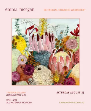BOTANICAL DRAWING WORKSHOP: AUGUST 23