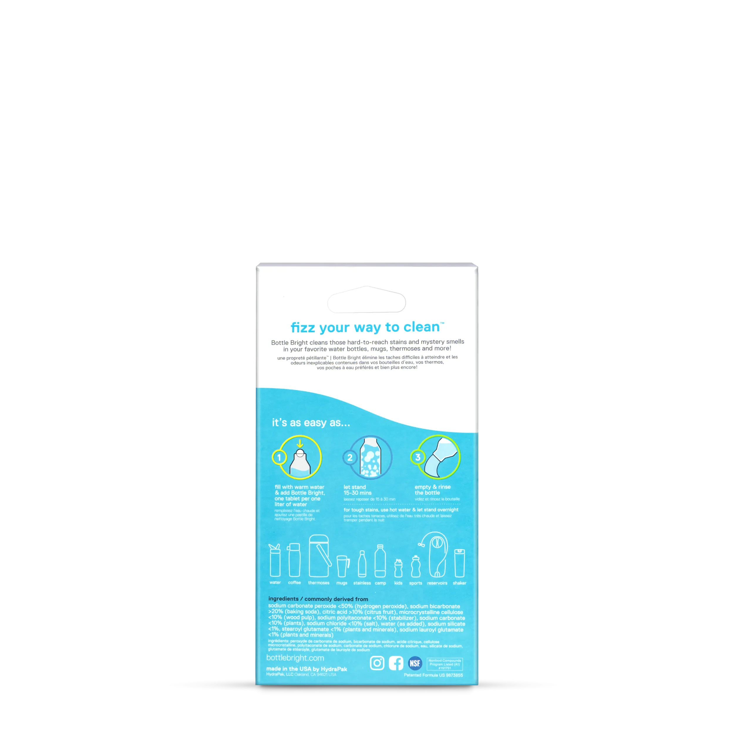 Bottle Bright® Cleaning Tablets (12 Tablets)