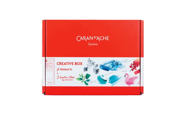 Caran d'Ache Creative Box Multi-Product Set with Online Classes