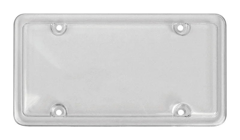 Custom Accessories Clear Acrylic License Plate Protector