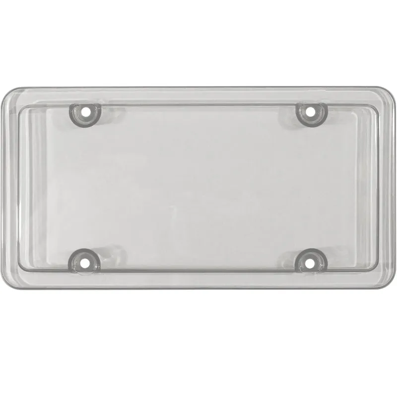 Custom Accessories Clear Acrylic License Plate Protector