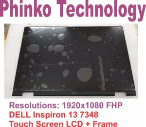 DELL INSPIRON 13 7000 7348 Touch Screen Assembly   Bezel 1920x1080 FHD 30pin