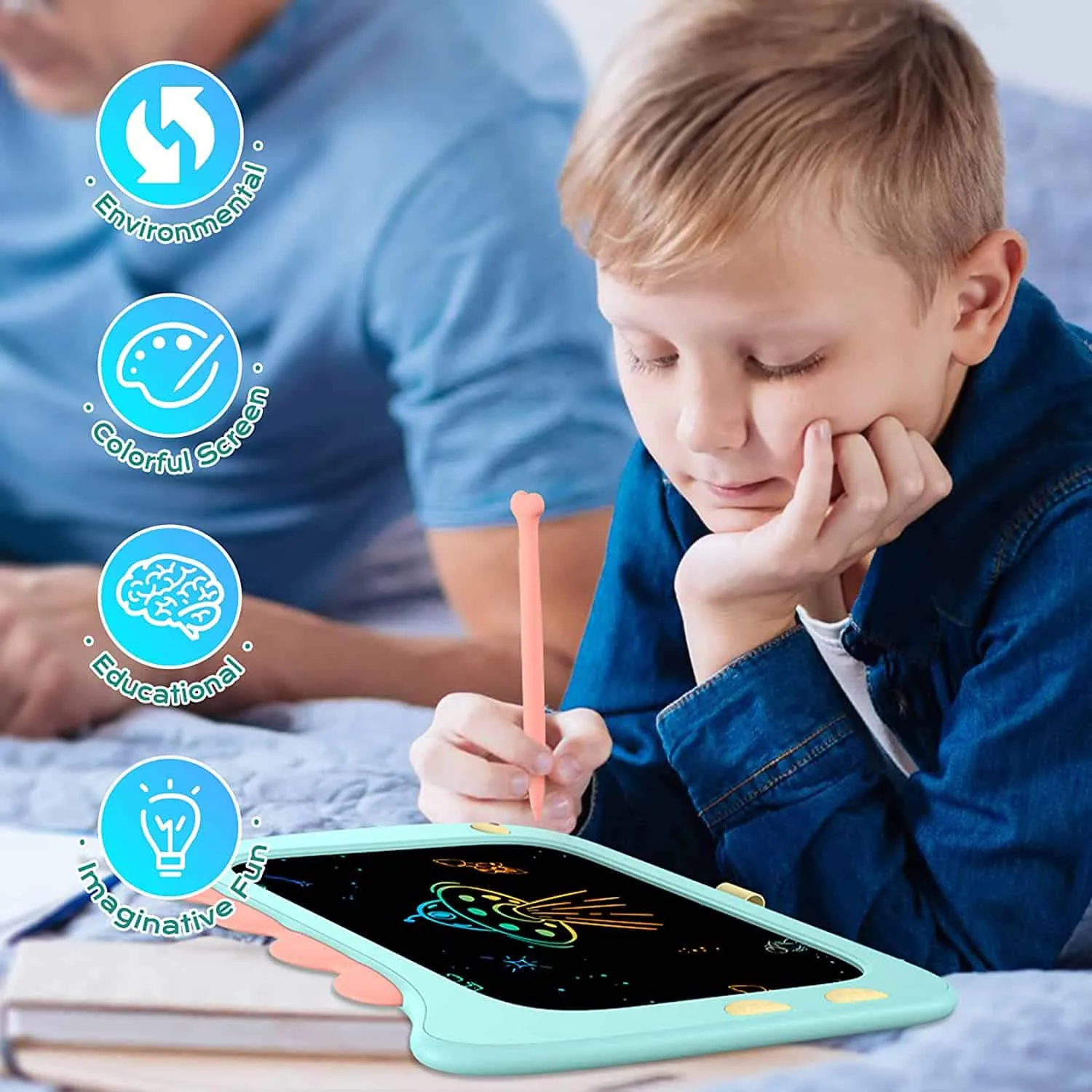 Dinosaur Doodle Board 8.5 Inch LCD Writing Tablet