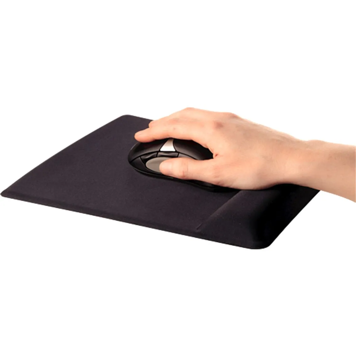 Fellowes Health-V™ Fabrik Mouse Pad Wrist Support Black (91812)