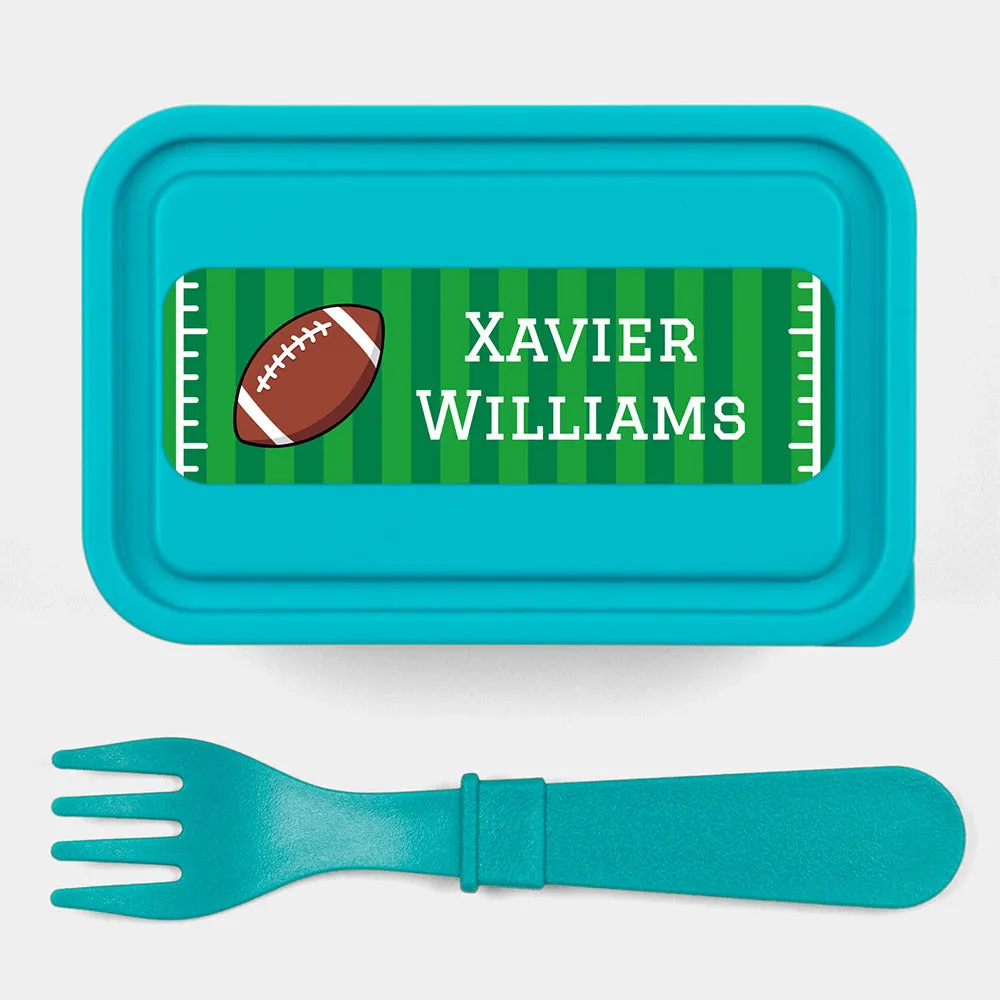 Football Large Rectangle Name Labels