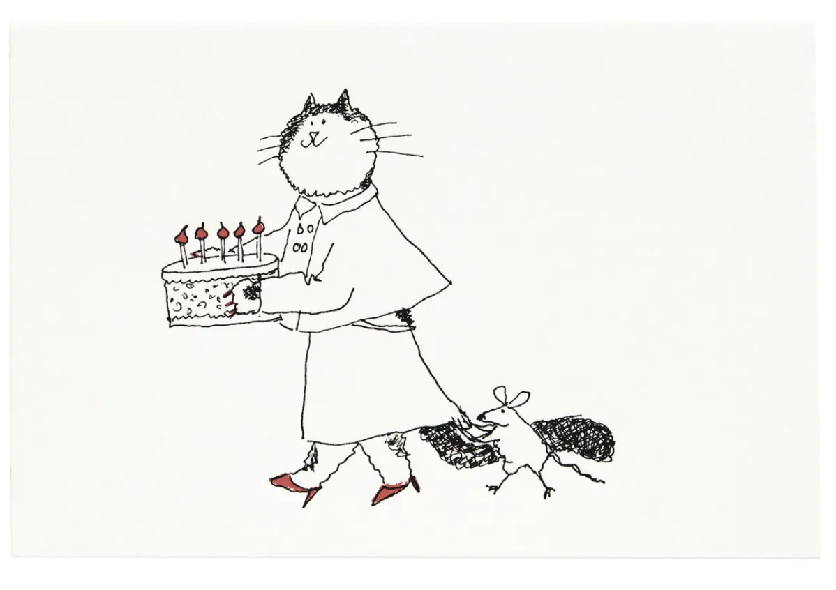 Grace Coddington Card - Cat's Age