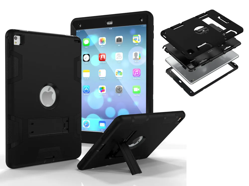 iPad 4 Case Hybrid Heavy Duty Shockproof Armor Kid Safe Case