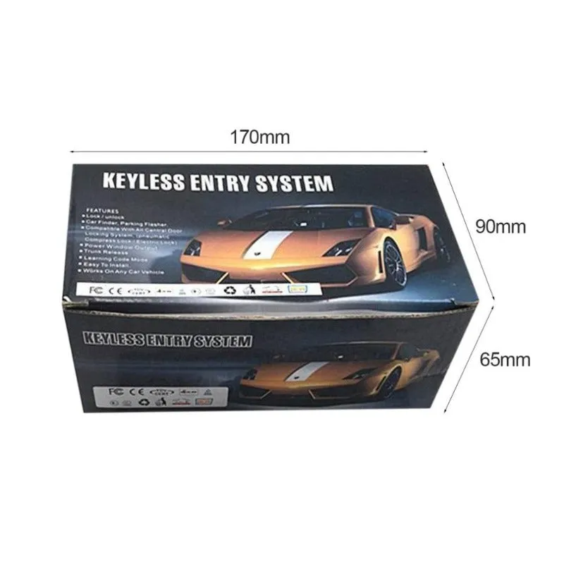 Keyless Entry Security System Car Kit