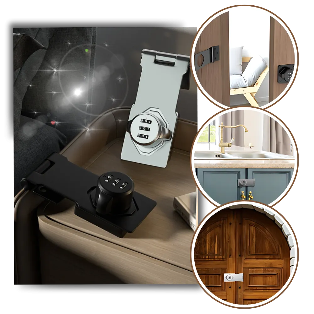 Keyless Quick Installation Cabinet Lock
