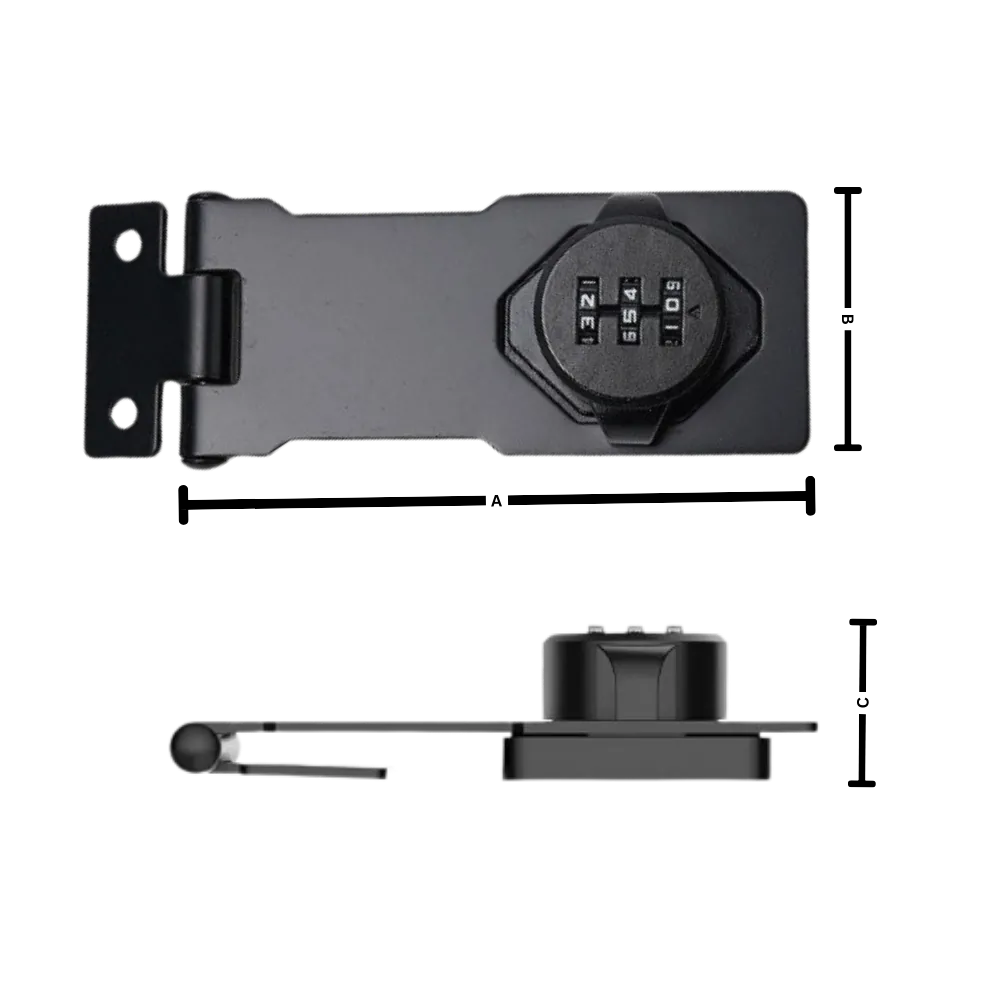 Keyless Quick Installation Cabinet Lock