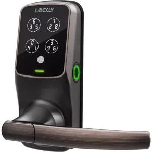 Lockly Wi-Fi Enabled Lockly Secure Pro Smart Lock - Touchscreen - Wireless LAN - BluetoothMatte Black