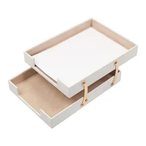 MOOG Double Leather Document Tray