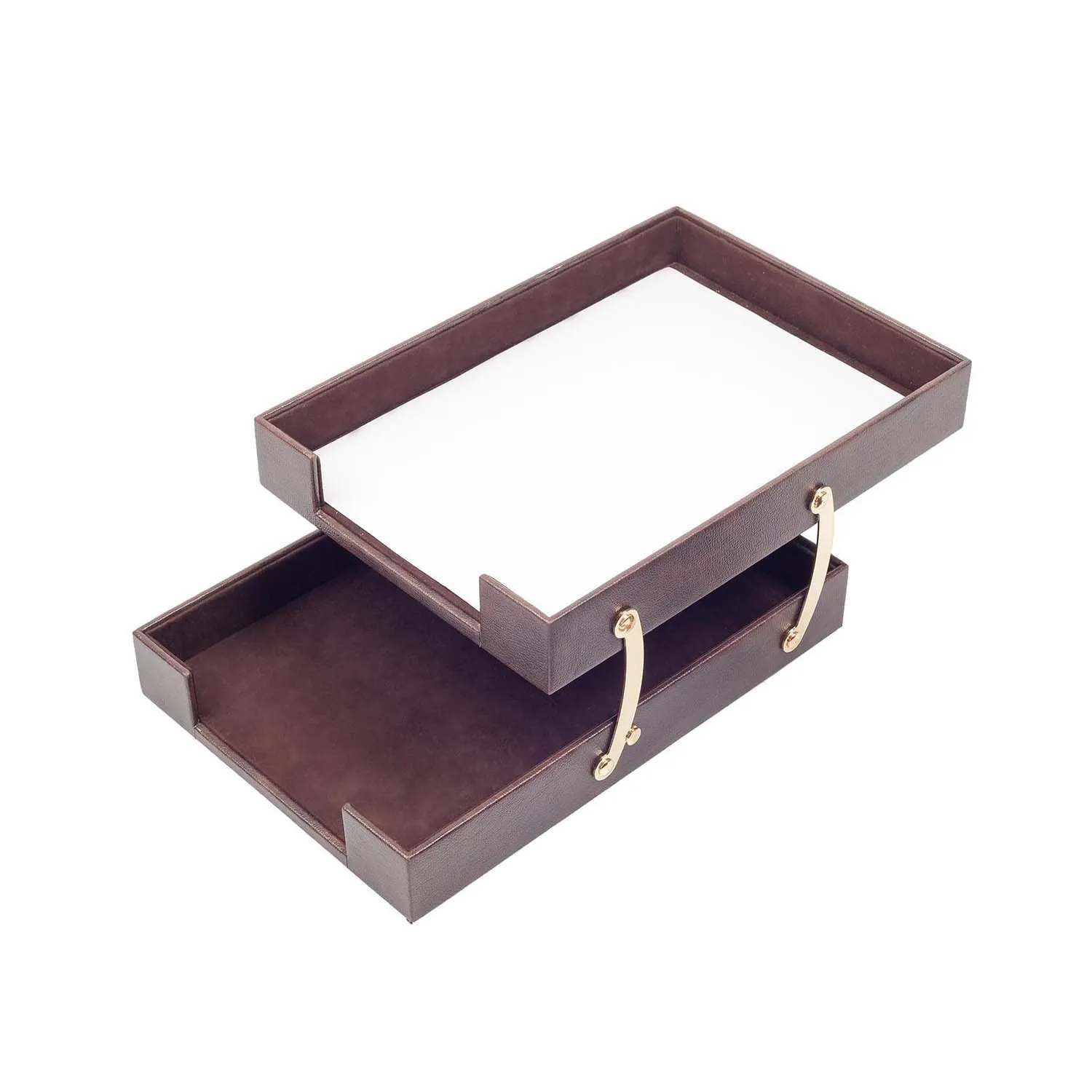 MOOG Double Leather Document Tray
