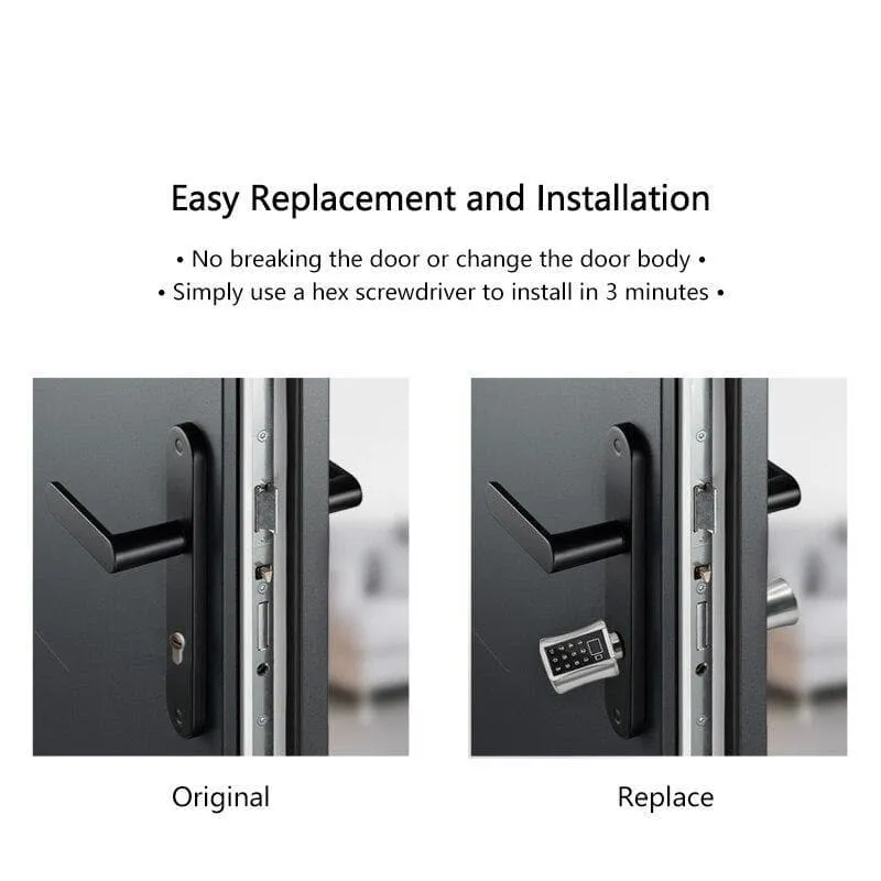 Multi-functional Biometric Cylinder Smart Door Lock -