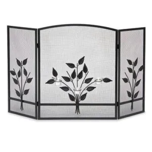 Nf Three Tea Light Screen Blk