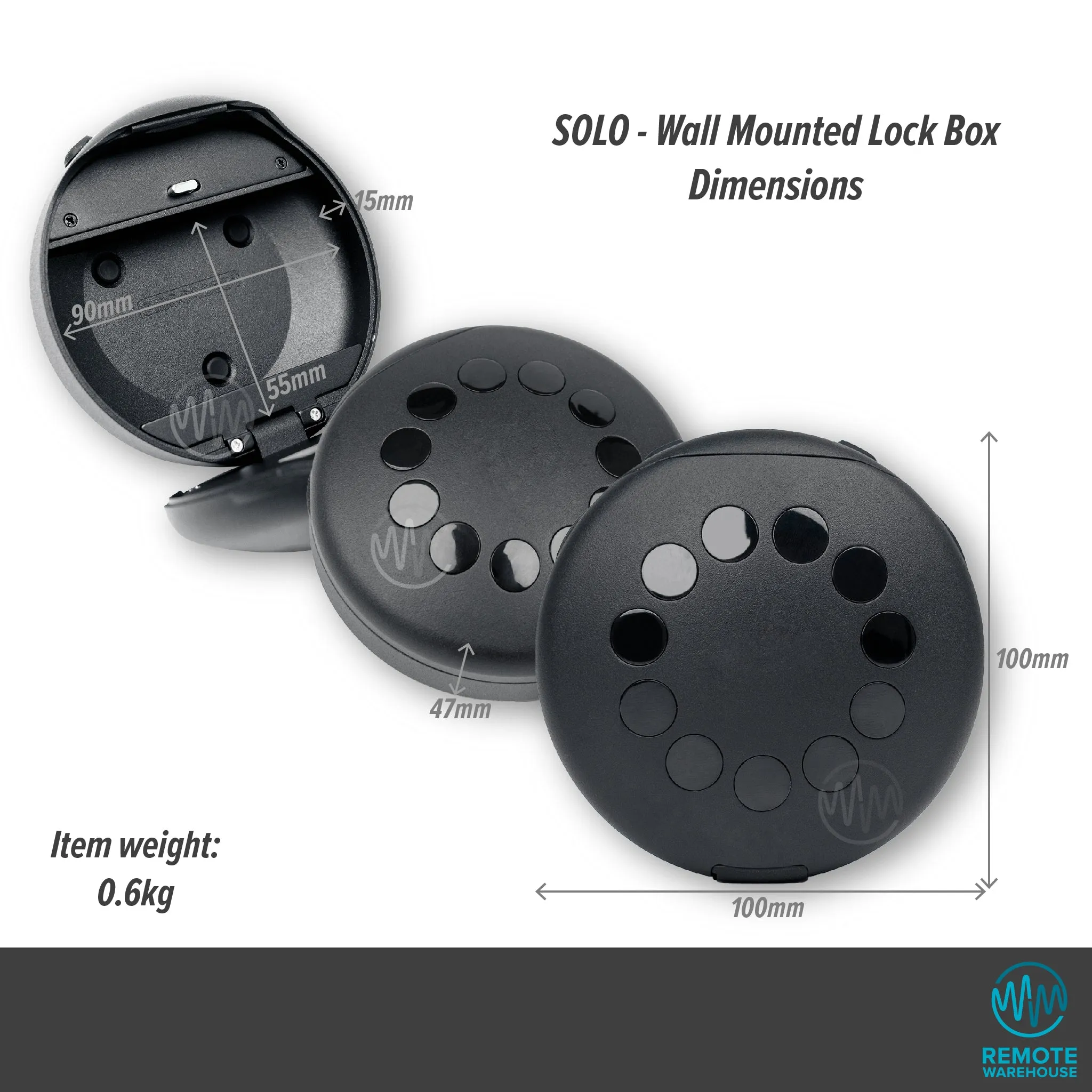 Omconnect SOLO: Smart Digital Wall Mount Lock Box