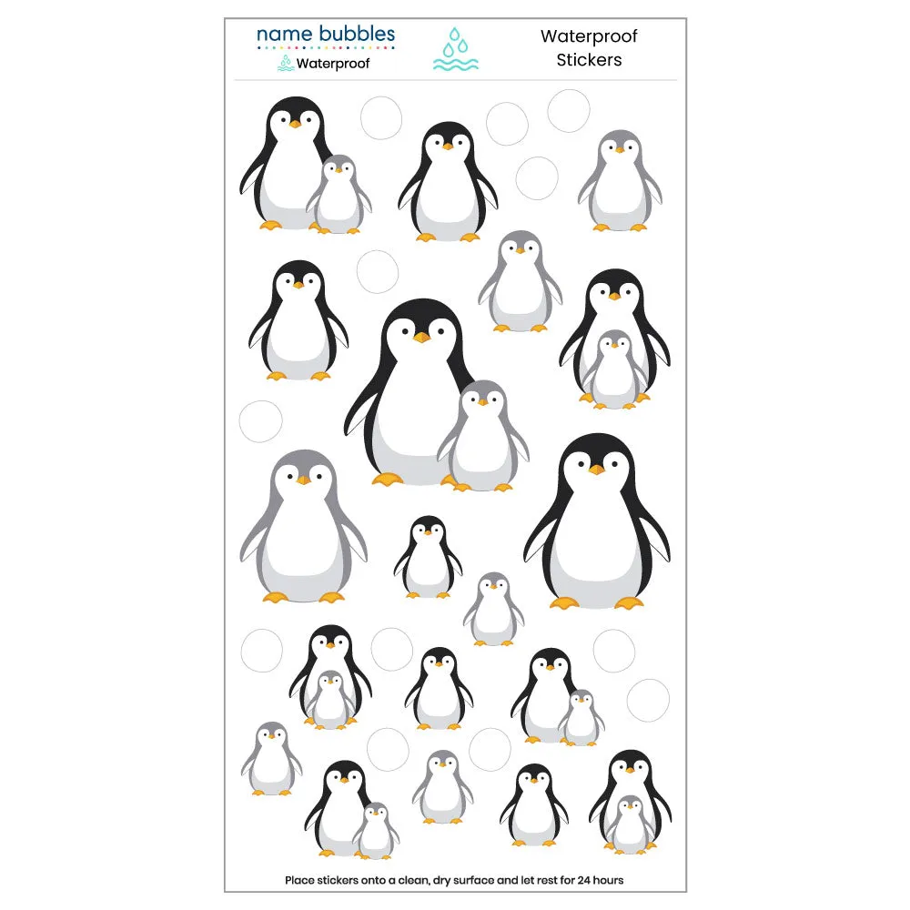 Penguins Waterproof Stickers