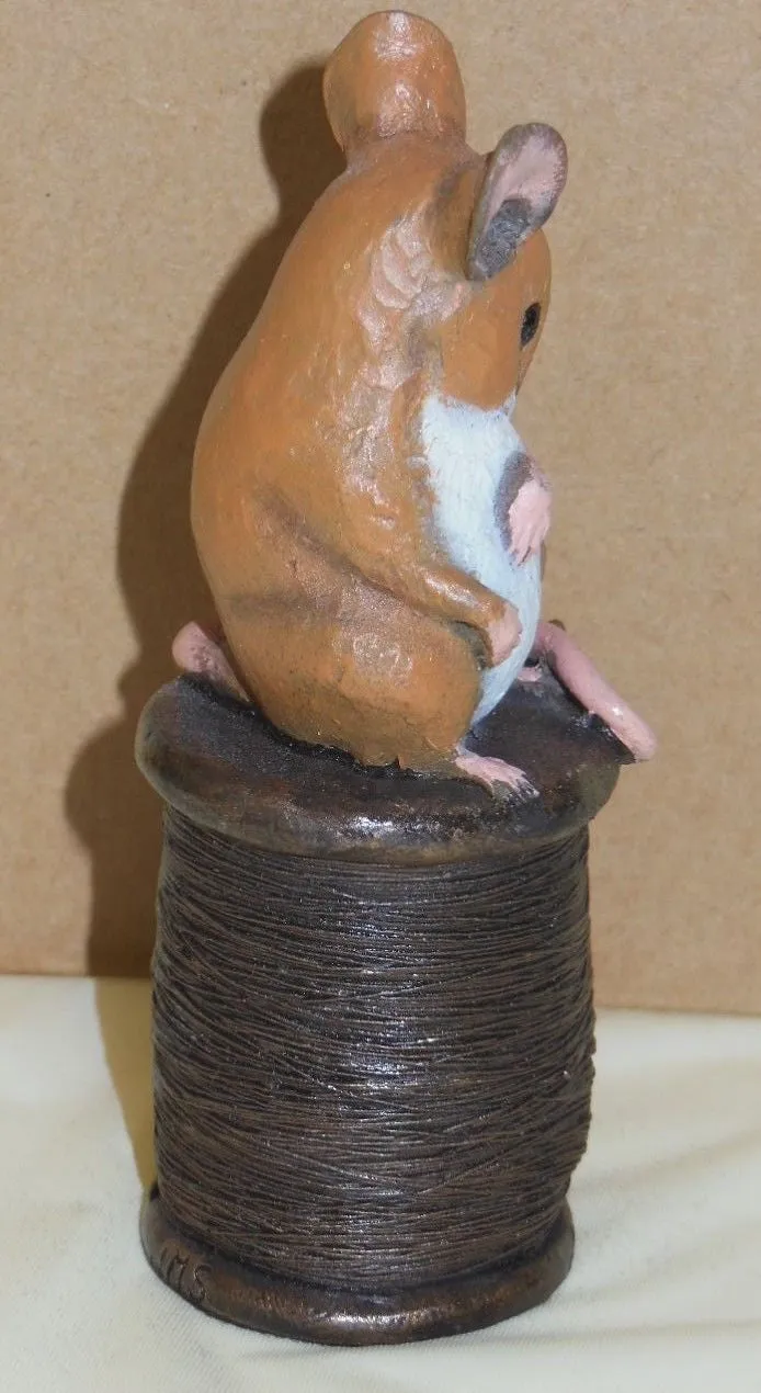 Richard Cooper Studio Mouse on Cotton Reel
