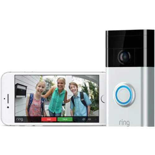 ring HD video doorbell smart intercom with 2 way audio mobile app and cloud storage