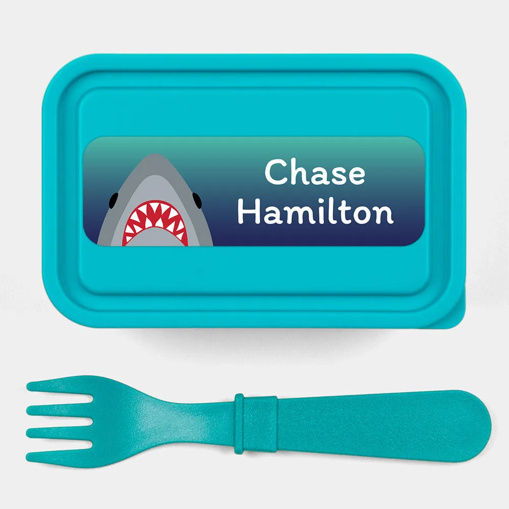 Shark Large Rectangle Name Labels