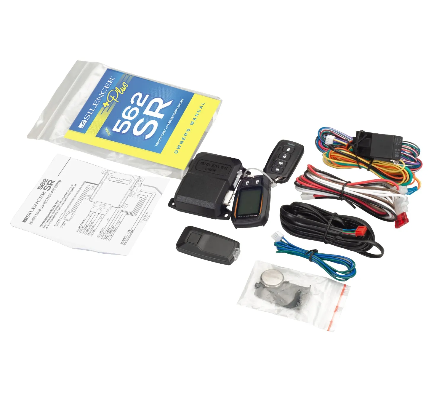 Silencer 3 Ch 2 Way Remote Start with Keyless Entry 1 Mile Range 562SR