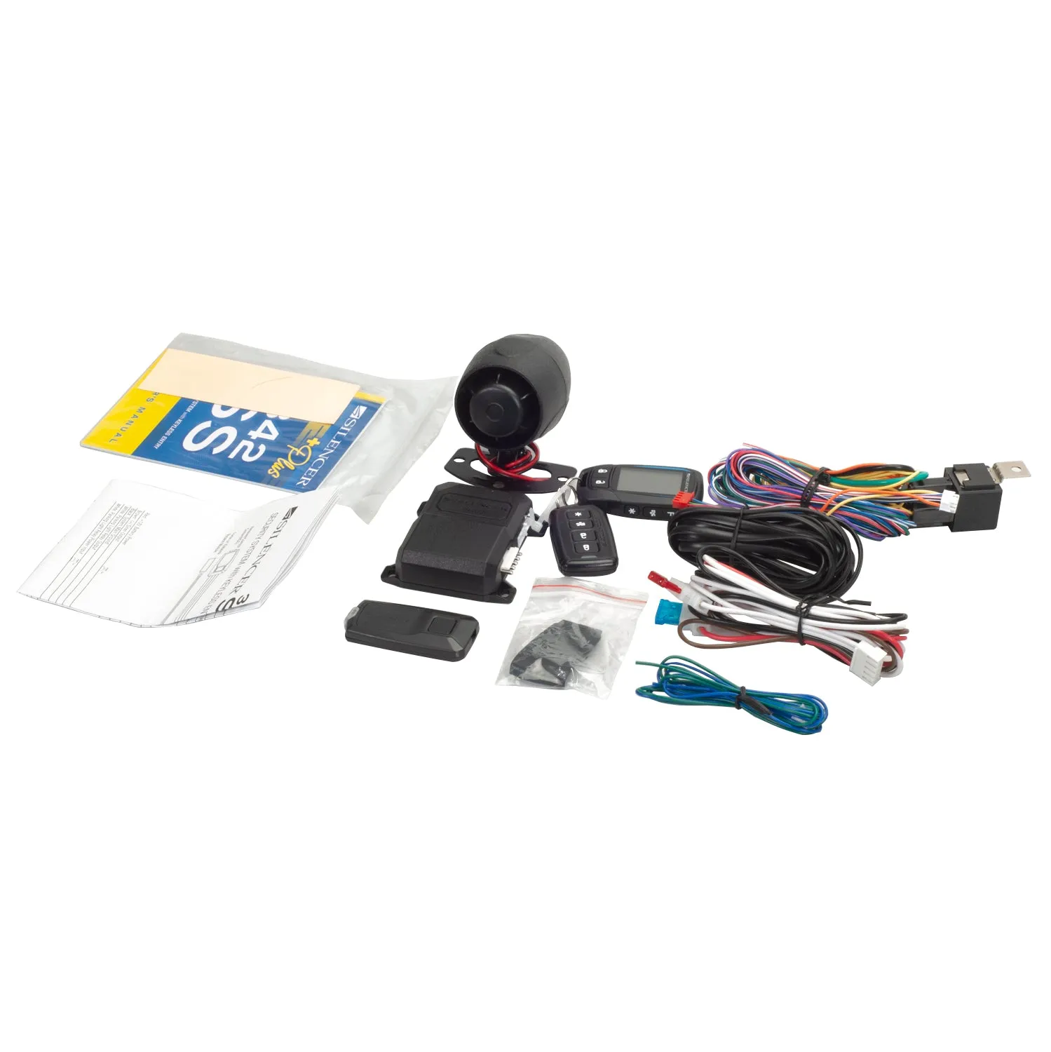 Silencer Extended 2 Way Security with Keyless Entry System 1500 ft Range 342SS