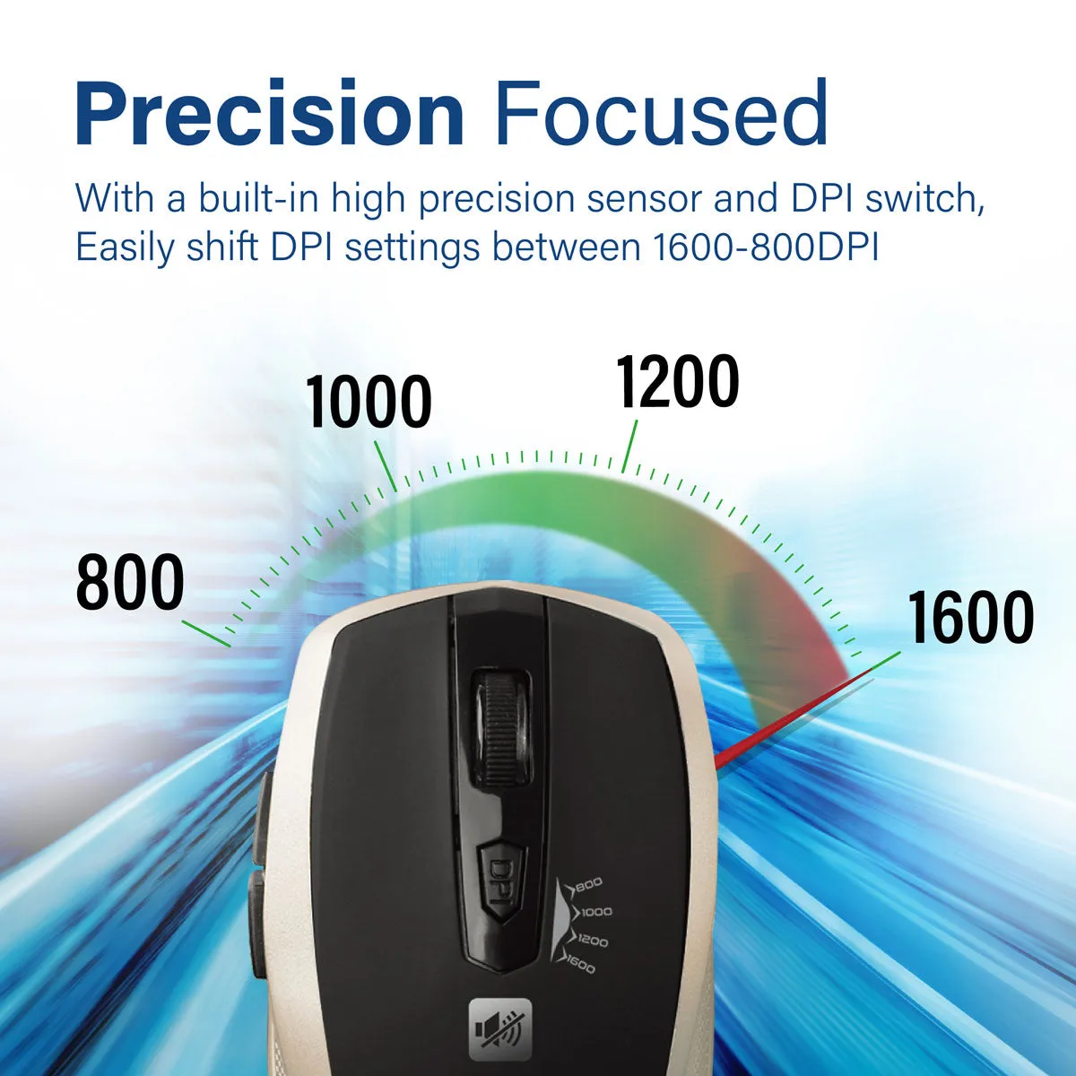Silent Switch Streamlined Wireless Mouse