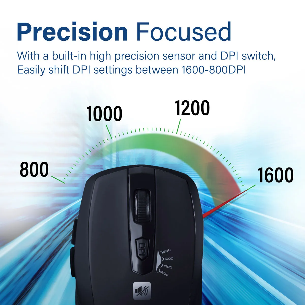 Silent Switch Streamlined Wireless Mouse