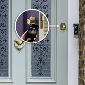Smart Auto Deadbolt Nightlatch - Satin Brass