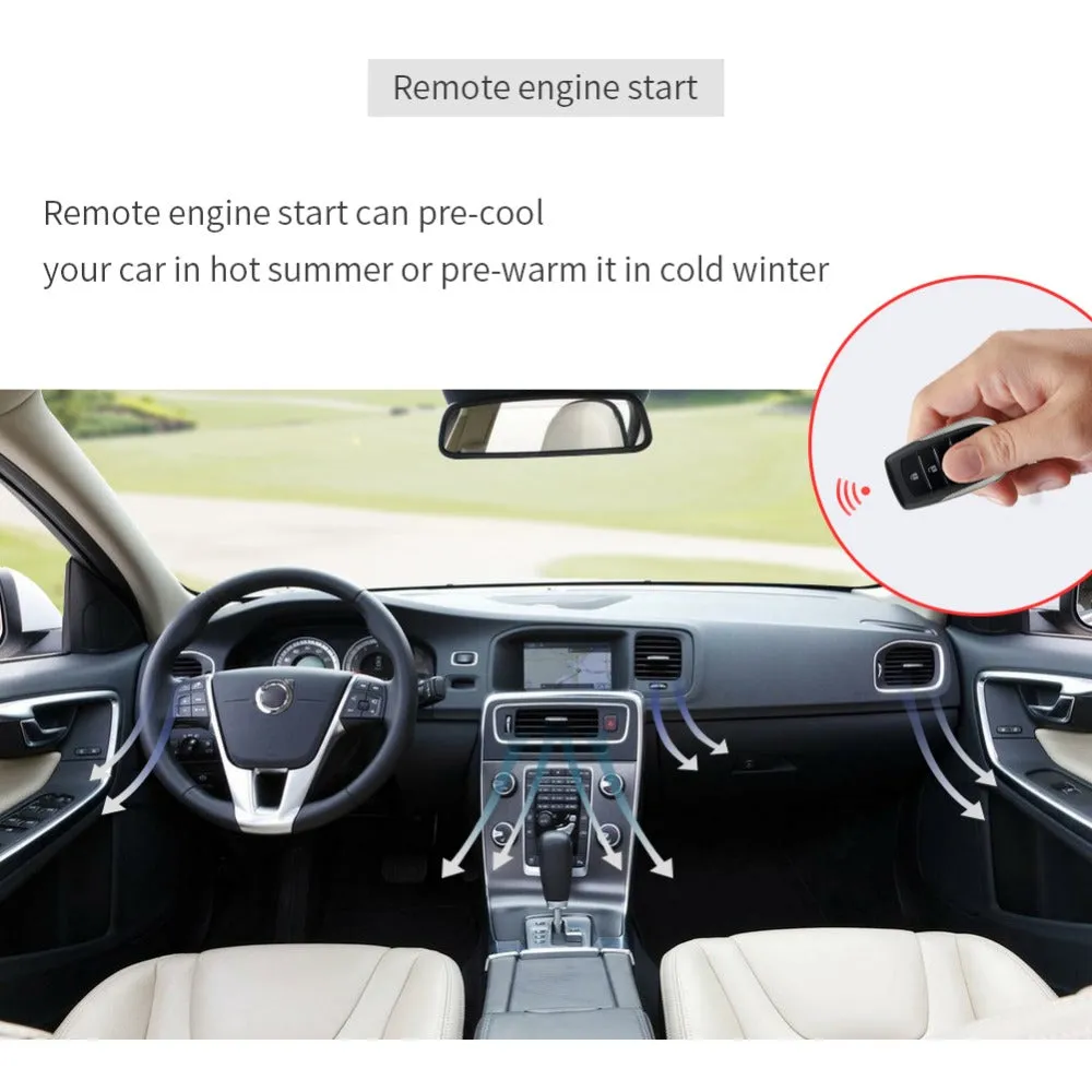 Smart Key Rfid Car Engine Start Stop Button