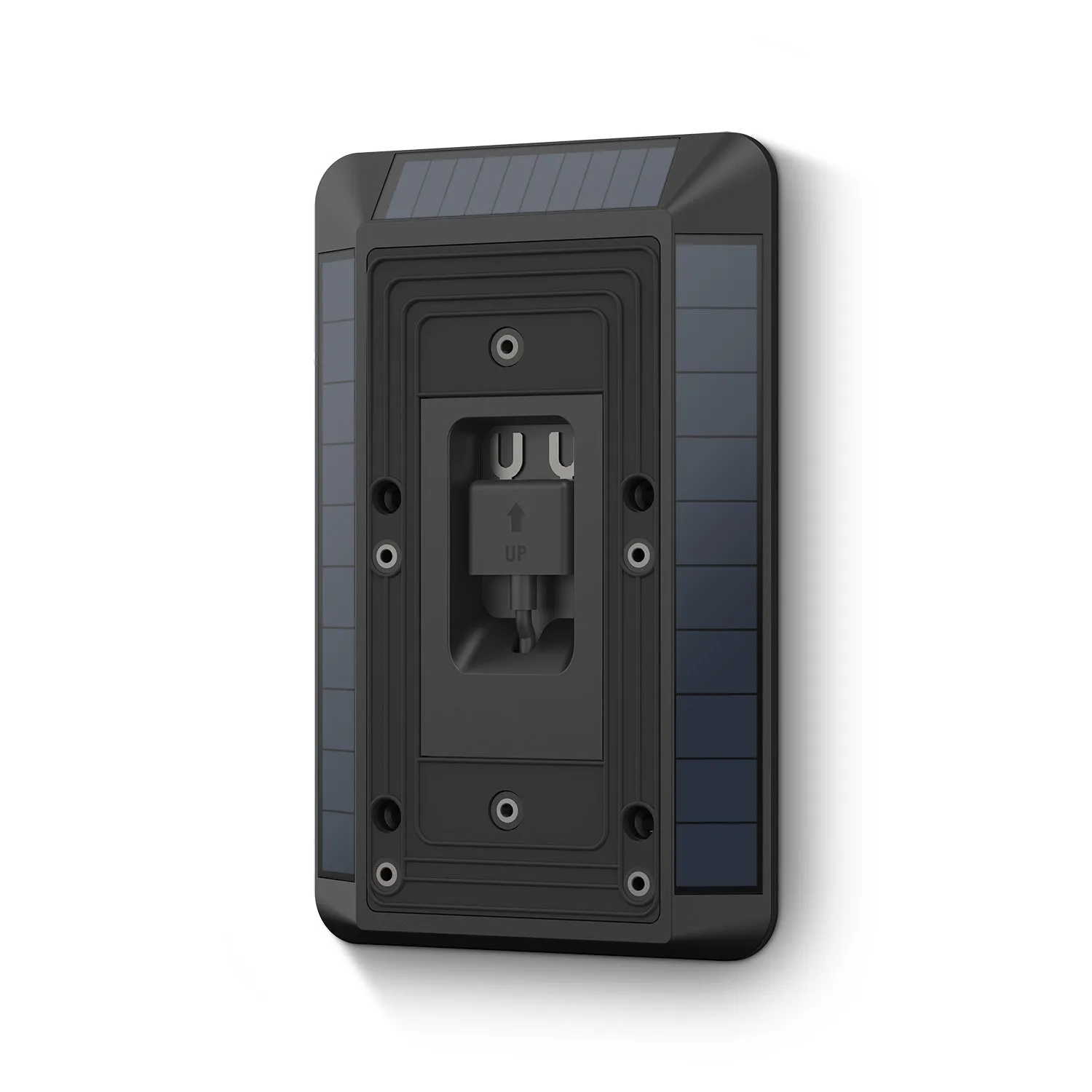 Solar Charger 2nd Generation for Battery Doorbells  (Video Doorbell 2, Video Doorbell 3, Video Doorbell 3 Plus, Video Doorbell 4, Battery Video Doorbell Plus,Battery Video Doorbell Pro)