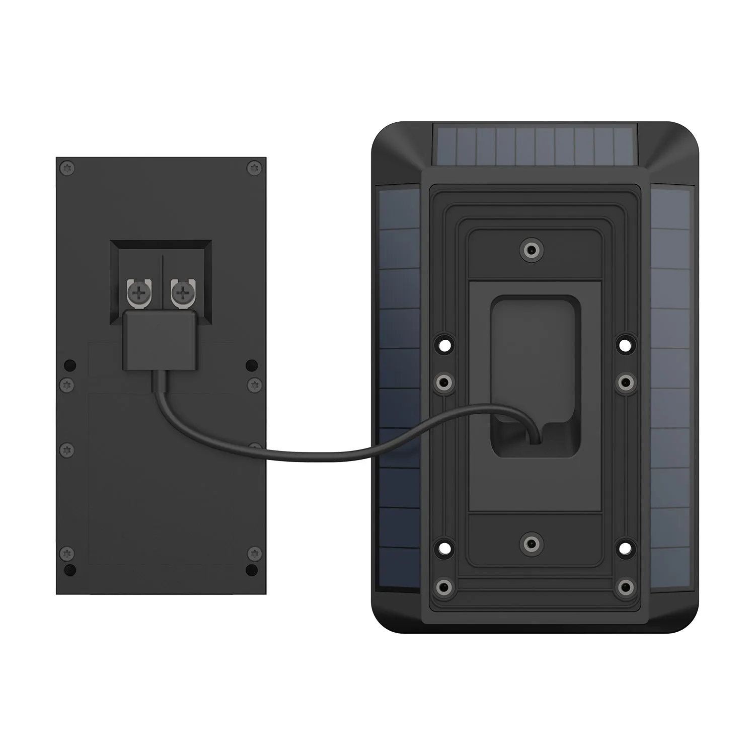 Solar Charger 2nd Generation for Battery Doorbells  (Video Doorbell 2, Video Doorbell 3, Video Doorbell 3 Plus, Video Doorbell 4, Battery Video Doorbell Plus,Battery Video Doorbell Pro)