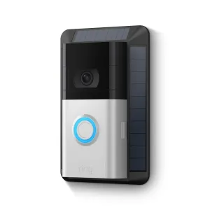 Solar Charger 2nd Generation for Battery Doorbells  (Video Doorbell 2, Video Doorbell 3, Video Doorbell 3 Plus, Video Doorbell 4, Battery Video Doorbell Plus,Battery Video Doorbell Pro)