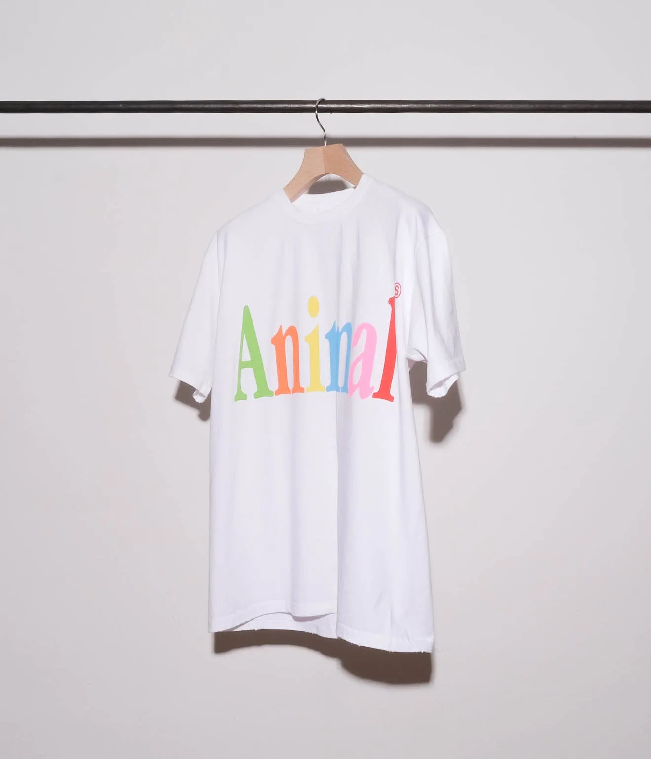 STUDIO WEAREALLANIMALS "Animals Letter S/S T-SHIRT" (White)