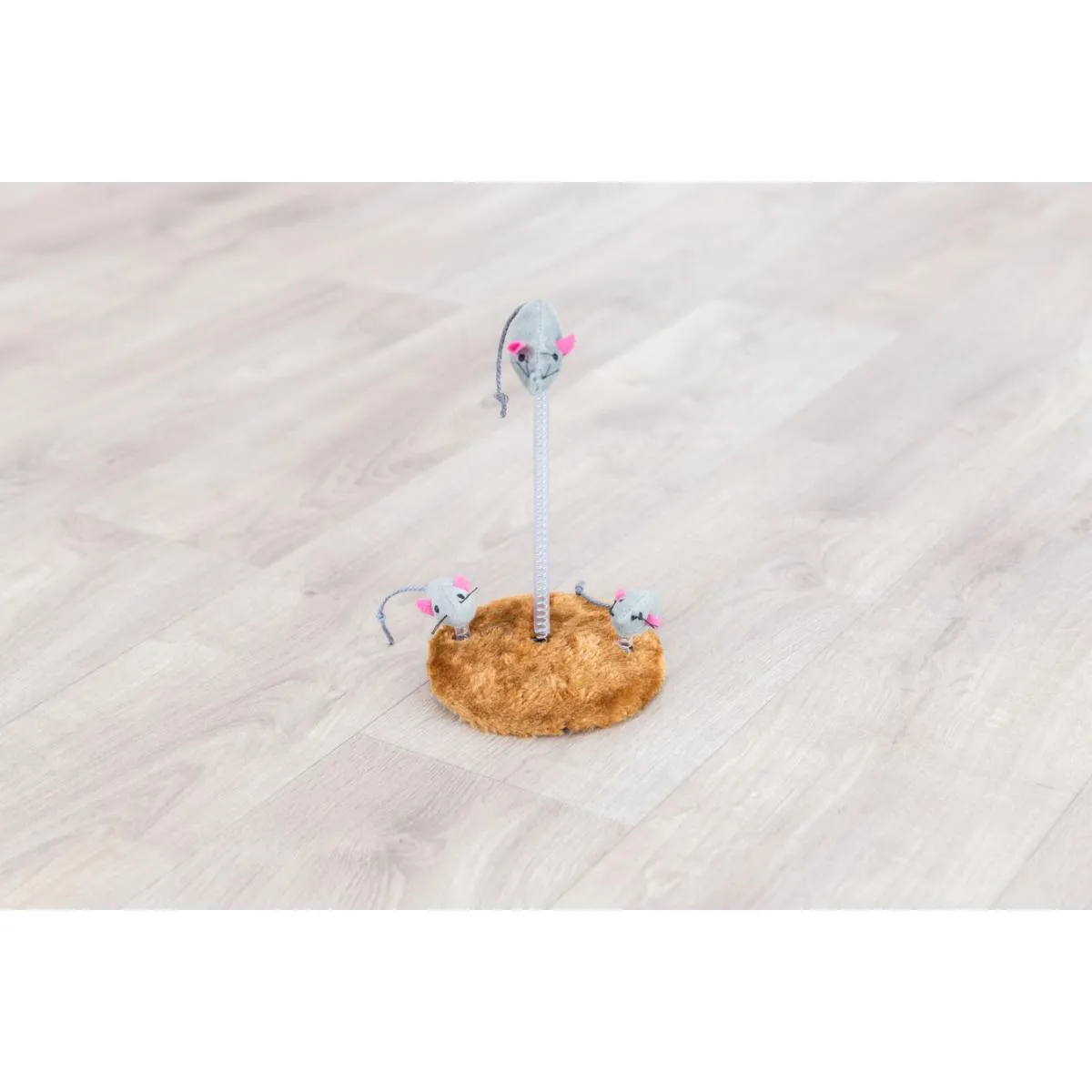 Trixie Mouse Family On A Spring Cat Toy