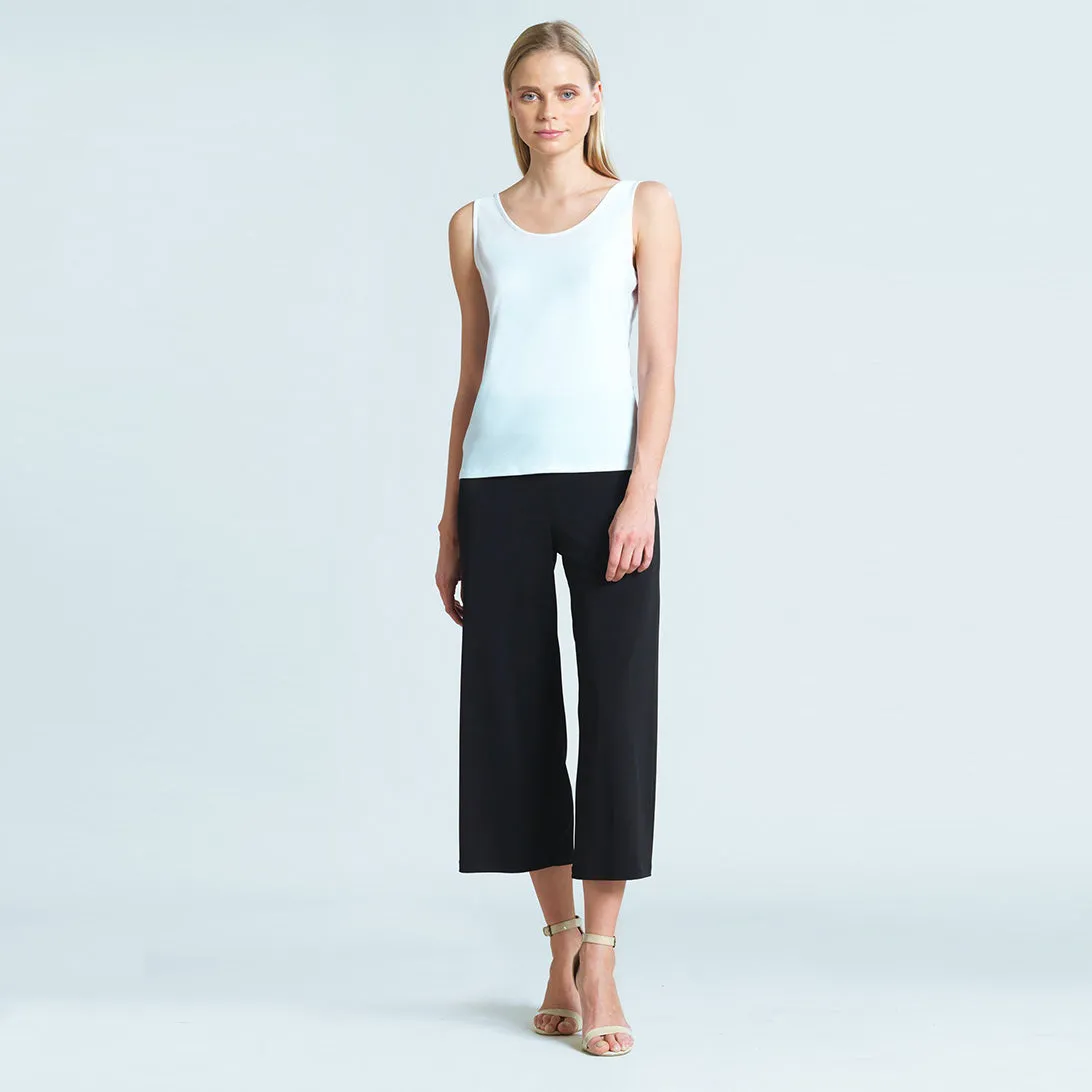 V to Round Knit Top