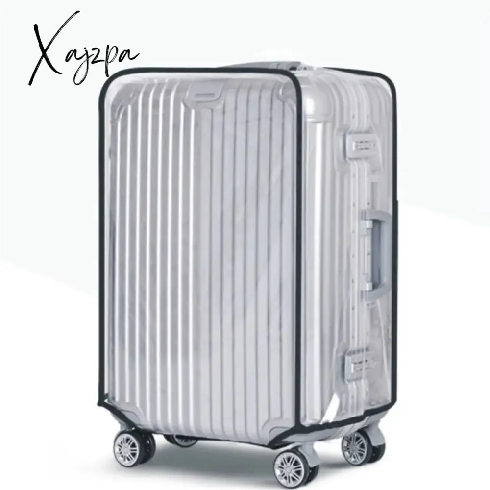 Xajzpa - Transparent Waterproof PVC Trolley Suitcase Cover Dustproof Protective Cover Travel Case Accessories